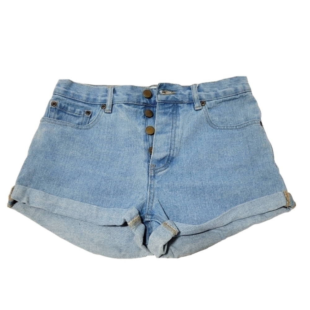 Jean shorts button up forever21 size 27